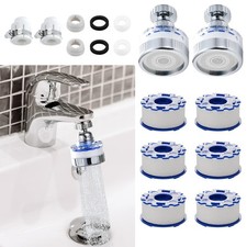 8 Pcs Sink Water Filter Faucet Set, 360  Rotating Bathroom Sink Filter, Kitc...