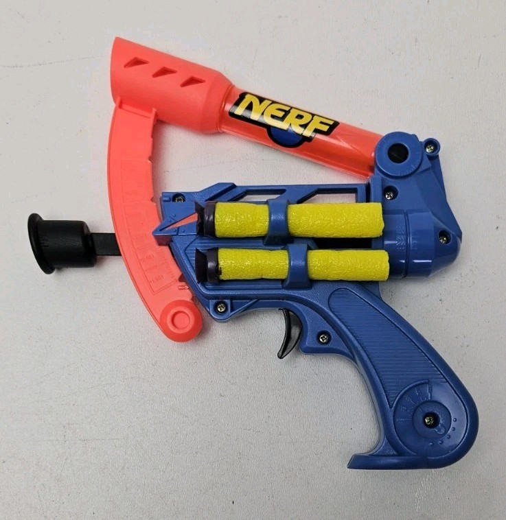 Vintage 1999 NERF Rangeshot Blaster NIB Hasbro Larami Micro Dart
