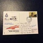 UK GB Flown Cover - 50 Years of Flying Training - GNAT 1971 Valley signed (20a)