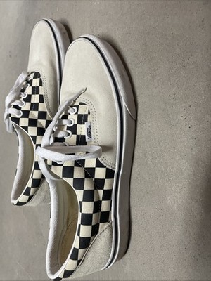 VANS Authentic Men's Shoes Size 9.5 Checkered Beige