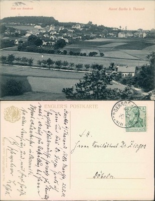 Postcard Hartha view from the quarry 1911