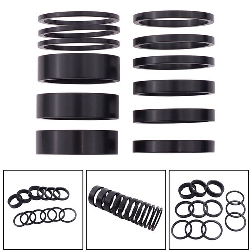 12PCS Bike Headset Spacers Aluminium Alloy Stem Washers for Bike Forks - Picture 4 of 17