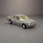 1992 Matchbox Mercedes Benz 600 SEL 1:67 Diecast Silver Car Open Doors Vintage