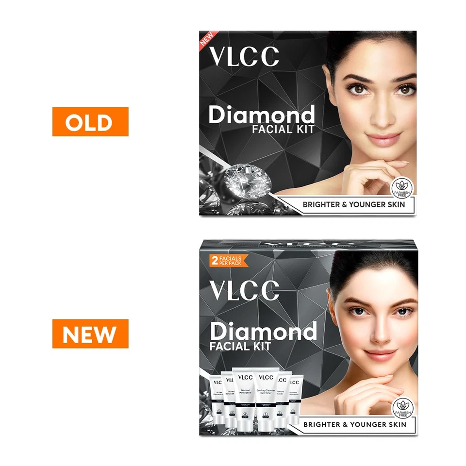 Party Diamond Facial Kit - Single Use | Salon like Facial at Home in Just 6-Step - Image 2 of 4
