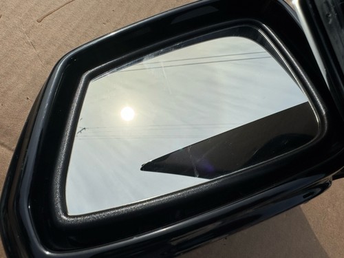 2015 BMW 535i F10 Left Hand Drivers Side Power Door Mirror Jet Black 668 OEM - Foto 10 di 11