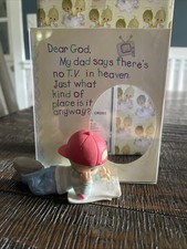 Precious Moments Monthly Standing Cross Frame Figurine