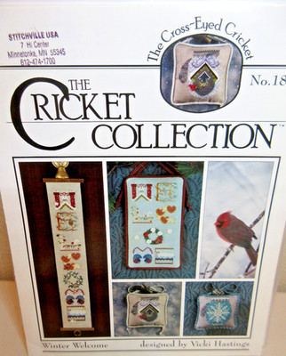 The Cricket Collection WINTER WELCOME Ctd Cross Stitch Pattern #189