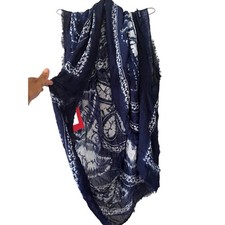 Women's Raj Evereve Kimono One Size Indigo Batik Tie Dye
