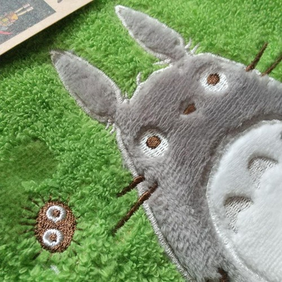 #ad Totoro Bath Towel Ghibli Clover quot;Harappaquot; Miyazaki Used $76.99