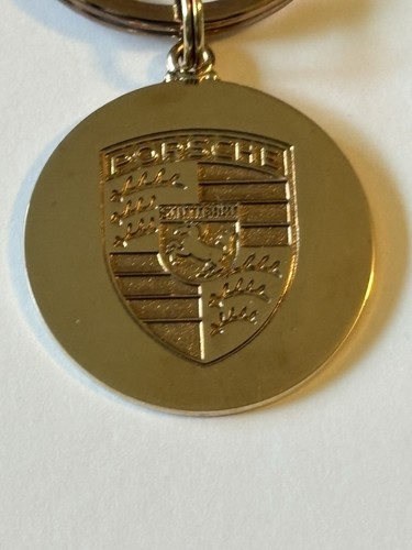 RARE EXQUISITE 1970s “VINTAGE”PORSCHE”DEALERSHIP ENGRAVED BRASS/KEYRING/FOB/LQQK - Picture 3 of 18