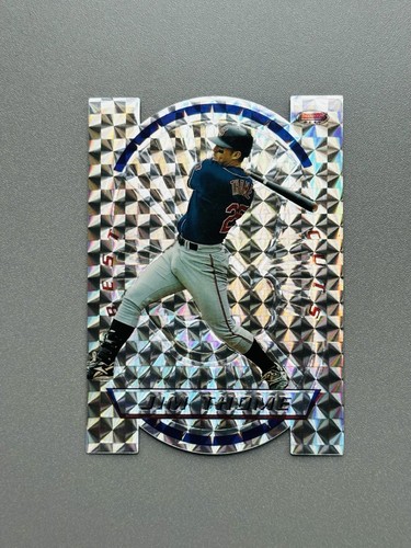 1996 Bowman's Best Best Cuts#15 Jim Thome Best Cuts Atomic Refractor HOF Indians - Picture 13 of 14