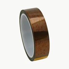 JVCC Kapton Polyimide Film Tape [1 mil] (EGPF-01): 1 in. x 36 yds. (Amber / Tran