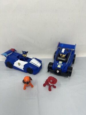 Paw Patrol Toys Figures Lot Two Vehicles And Four Figures 