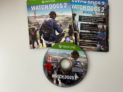 Microsoft Xbox One - Watch Dogs 2 Disc Shooter Action Adventure Open World