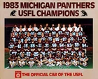 USFL 1983 Champion Michigan Panthers Team Picture Color 8 X 10 Photo Pic