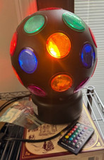 Rotating Disco Ball Party Light Multi Color Holiday Dance Lamp Lipan