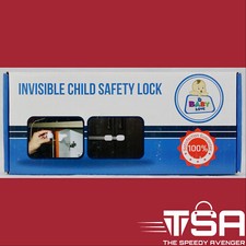 Invisibile Baby Child Safety Lock for Cabinets Drawers 2 Keys 2 Latches 8 Locks