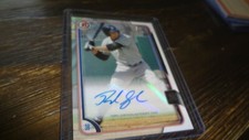 2015 BOWMAN ROB SEGEDIN PA-RS   AUTOGRAPHED BASEBALL CARD