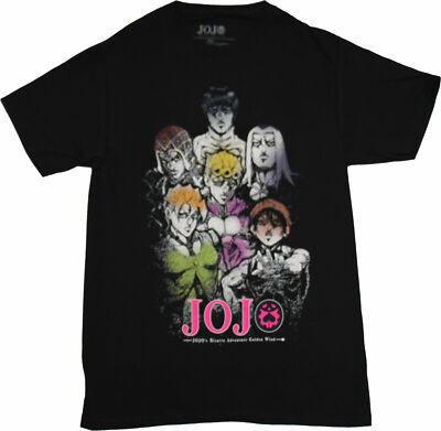 Jojo's Bizarre Adventure New Adult T-Shirt - 6 Sketch Over Golden
