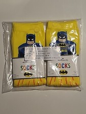 Hallmark DC Comics Batman Kids Novelty Socks, M/L 2 Pairs 