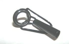STAINLESS BLACK 3.5mm INSIDE DIAMETER FISHING ROD TIP END EYE HEMATITE EYELET7mm