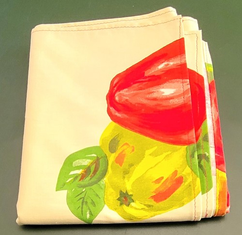 Vintage Vibrant Tablecloth APPRX 43 x 70 Ameritex Screen Print Big Apple NOS - Picture 10 of 10