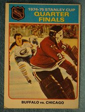 1975-76 Topps Hockey Card #6 Stanley Cup Quarter Finals
