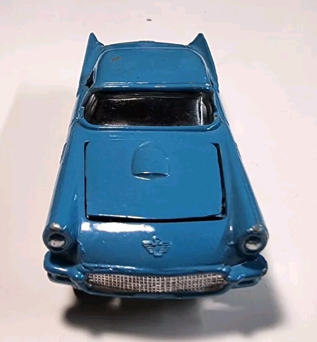 Vintage Ertl Blue '57 Ford Thunderbird 1/64 Diecast T-Bird