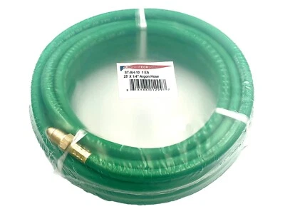 Argon Gas Hose for MIG/TIG Flowmeter 1/4" ID 10FT 5/8"X18 Male, Inert Gas Hose