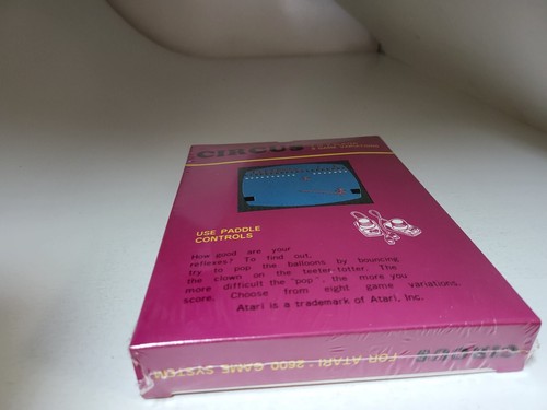 NEW SEALED CIRCUS PINK BOX GAME FOR PAL ATARI 2600 & 2600+ PLUS RETRON 77 #D18 - Picture 7 of 11