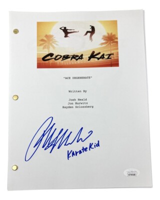 Ralph Macchio (Daniel LaRusso) Signed Cobra Kai -Ace Degenerate Script (JSA  COA)