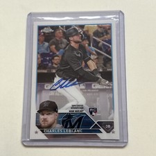 2023 Topps Chrome Update Series - Autographs #RA-CL Charles Leblanc (AU, RC)