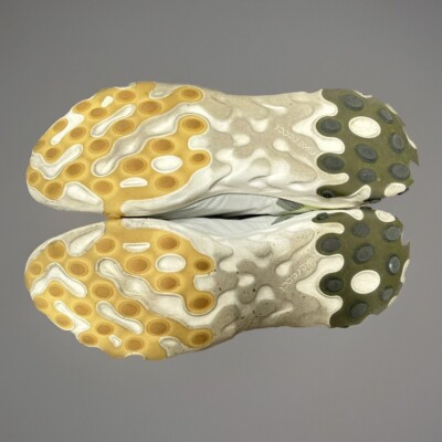 White & Neon Yellow Nike React 55 Element Running Shoes sz 13 athletic sneakers Nike React Element 55 Sunburst for Sale | Authenticity  main image 4