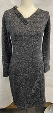 JilSander Long Sleeve Houndstooth Sweater Dre...