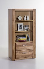 Regal Highboard Standregal Kommode in Wildeiche geölt Teilmassiv Höhe 140cm