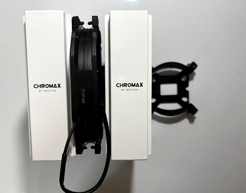 Noctua NH-D15 CPU Cooler + Chromax White Heatsink Covers (Intel Bracket Only)