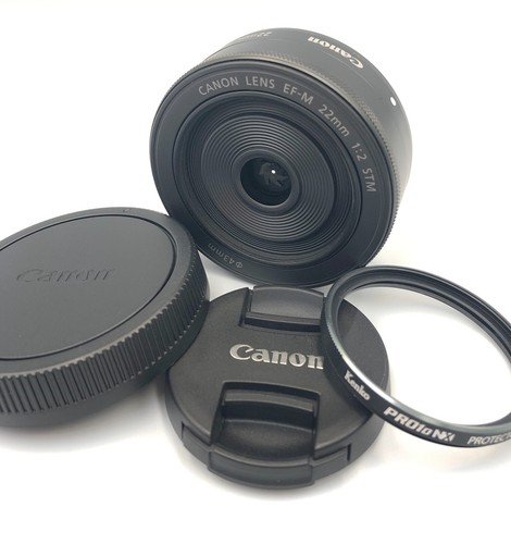 Canon Lens EF-M 22mm F2 STM Wide Angle Macro Camera Lens From Japan