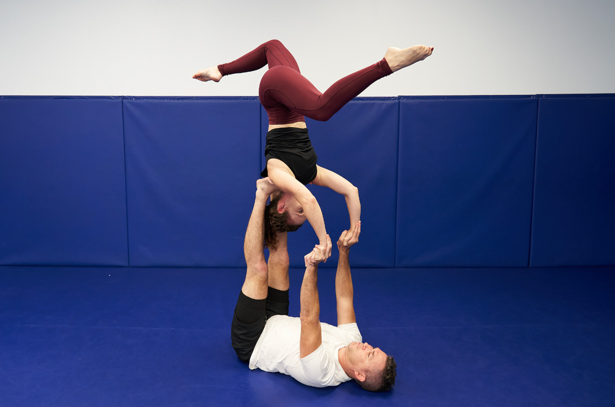 Acro Yoga Performance Duo for Hire in Austin, duo yoga poses 