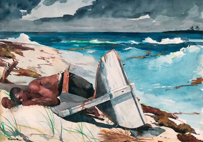 10955.Decor Poster.Wall Room home art.Winslow Homer painting.After the hurricane