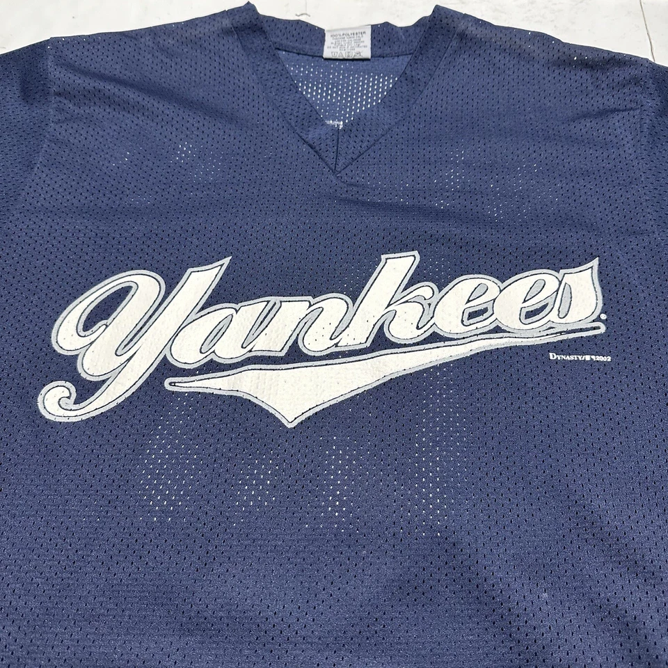 Camiseta vintage Jason Giambi 25 para hombre botón medio delantero New York Yankees azul Foto 3 de 4