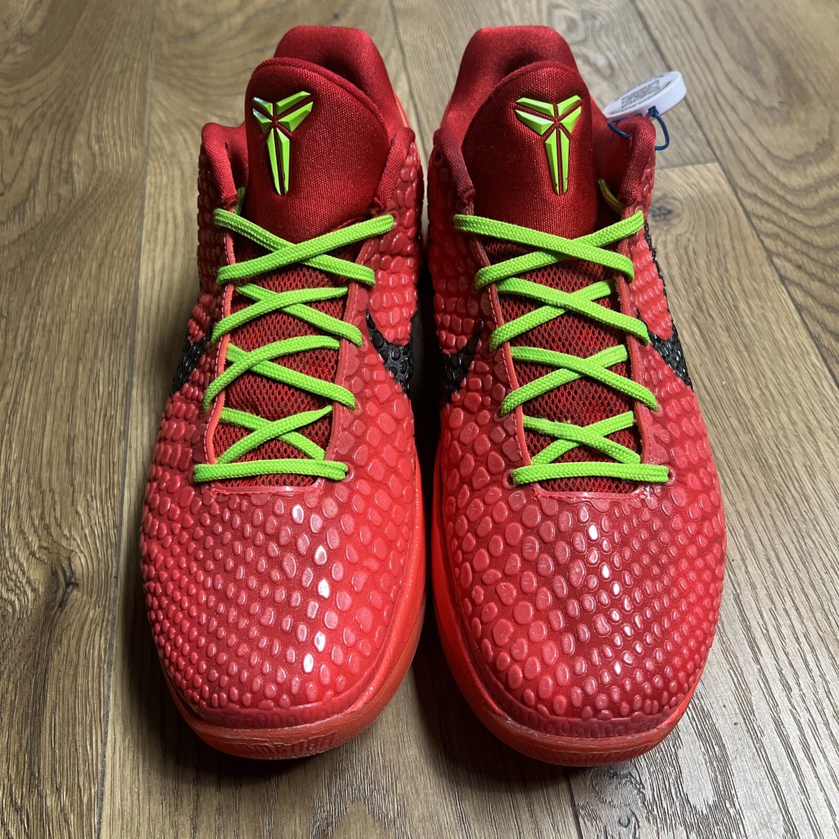 Sz 10 Nike Zoom Kobe 6 Reverse Grinch Preowned FV4921-600 | eBay