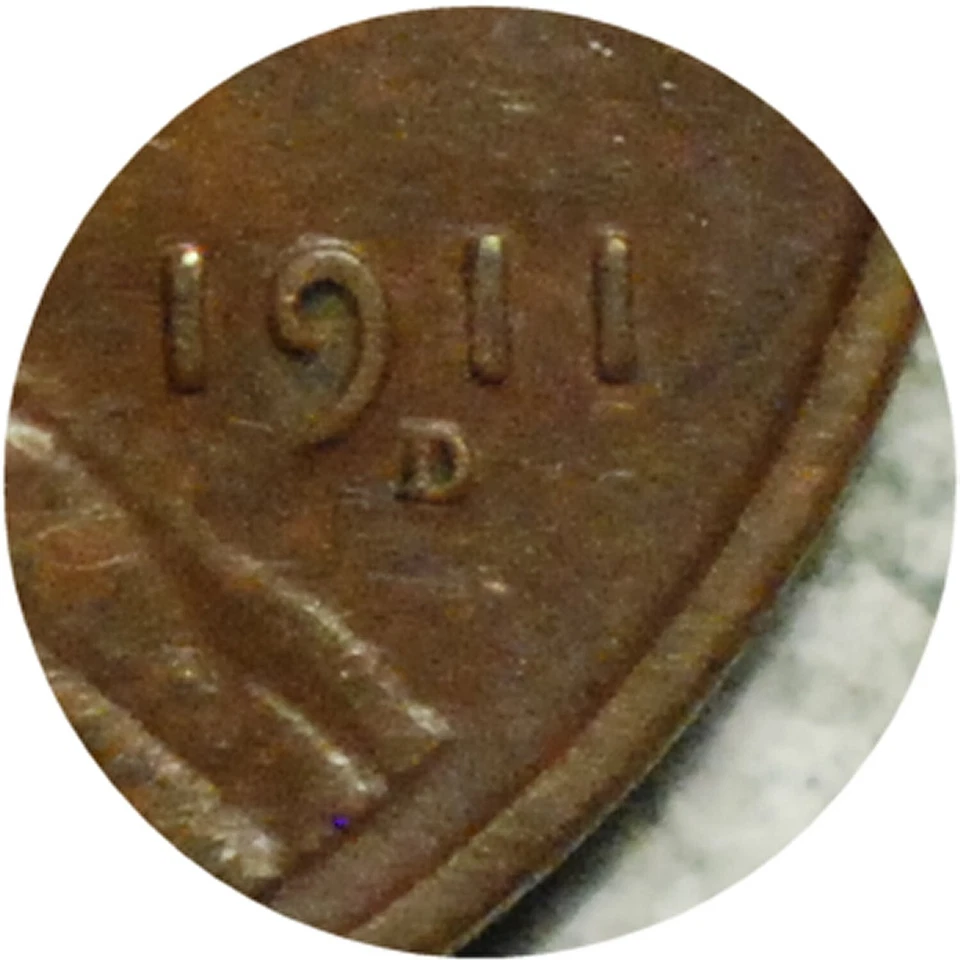 1911-D/D Lincoln Cent - CONECA RPM-005 - XF - Image 3 of 3