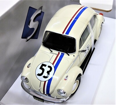 MODELLINO AUTO SCALA 1:18 HERBIE BEETLE MAGGIOLINO TUTTO MATTO