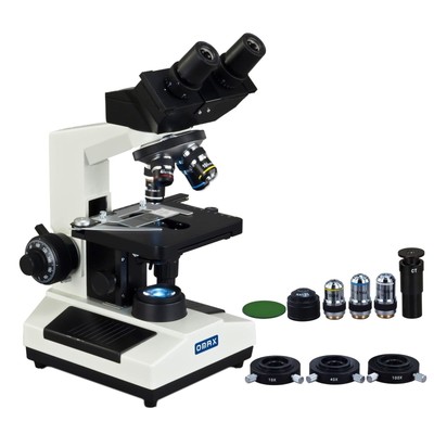 OMAX 40X-2000X Binocular Phase Contrast LED Compound Microscope