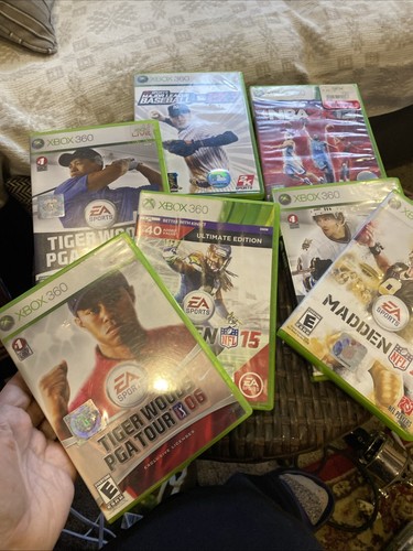 Lot Of 7 Xbox 360 Games Sports Titles Football, Golf,baseball,NBA Used - Picture 3 of 17