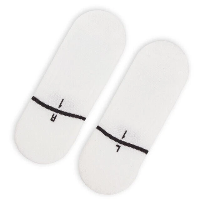 NUEVO 2 Pares Nike Essential Zapatilla No Show Calcetines SX7168-100 Para Mujer Talla 9.5-11 Foto 4 de 4