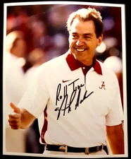 NICK SABAN 8 x 10 Photos ~ Alabama CRIMSON TIDE ~ Signed Reprint