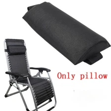 1pc Pillow Folding Chairs Beach Sun Patio Outdoor Pool Reclining Lounge Pillow