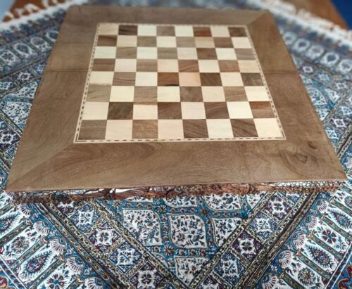 Backgammon(HANDGEFERTIGT) , Massivholz WALNUSS aus Persien(Sanandaj) 51×50×8,5cm - Bild 2 von 15
