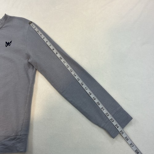 APC Crewneck 100% Cotton Eagle Logo Sweatshirt Gray Mens Small Streetwear - Picture 10 of 13